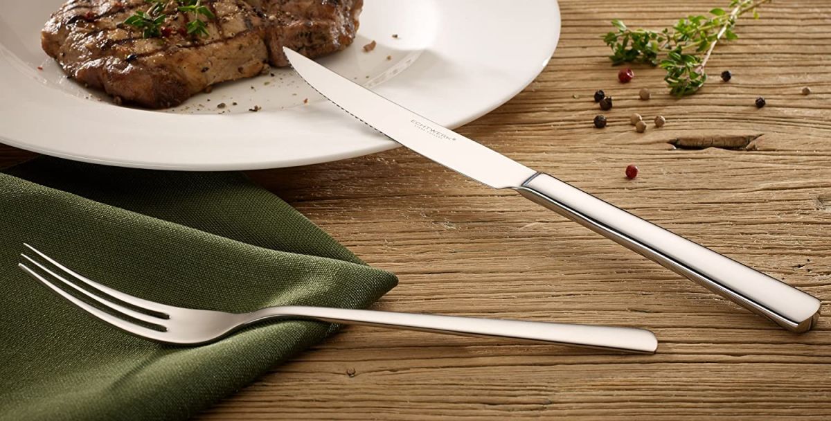 Sada steakových příborů ECHTWERK ORLEANS 12ks v dřevěné krabici