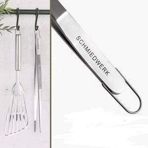 Pinzeta kuchařská SCHMIEDWERK z ušlechtilé oceli, stříbrná, 35cm