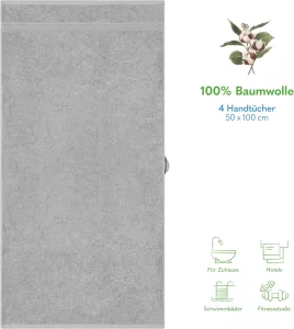 4dílná sada ručníků Hammetex 100% bavlna, varianty: 4dílná sada ručníků Hammetex 100% bavlna, varianty: