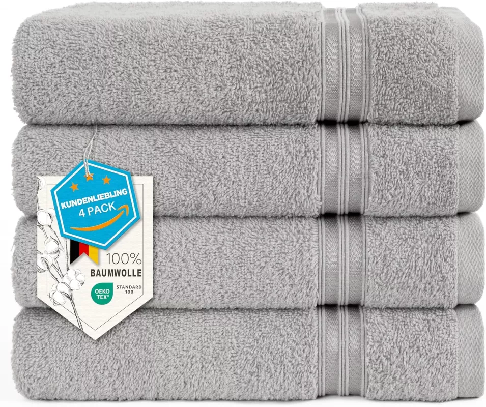 4dílná sada ručníků Hammetex 100% bavlna, varianty: