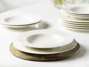 Jídelní souprava VILLEROY & BOCH Basic White,bílá,12dílná