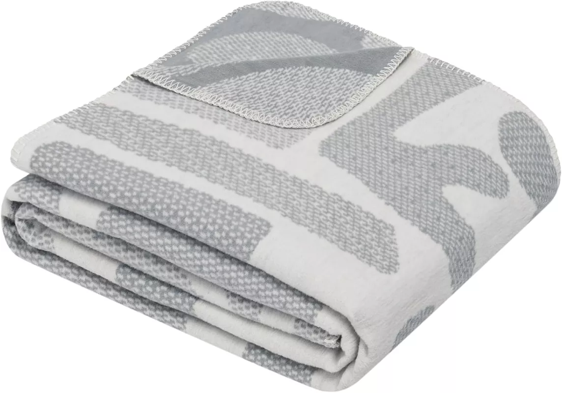 Deka IBENA® bio bavlna, 150x200cm,varianty: - Šedo bílá Kareli 150x200cm Deka IBENA® bio bavlna, 150x200cm,varianty: - Šedo bílá Kareli 150x200cm