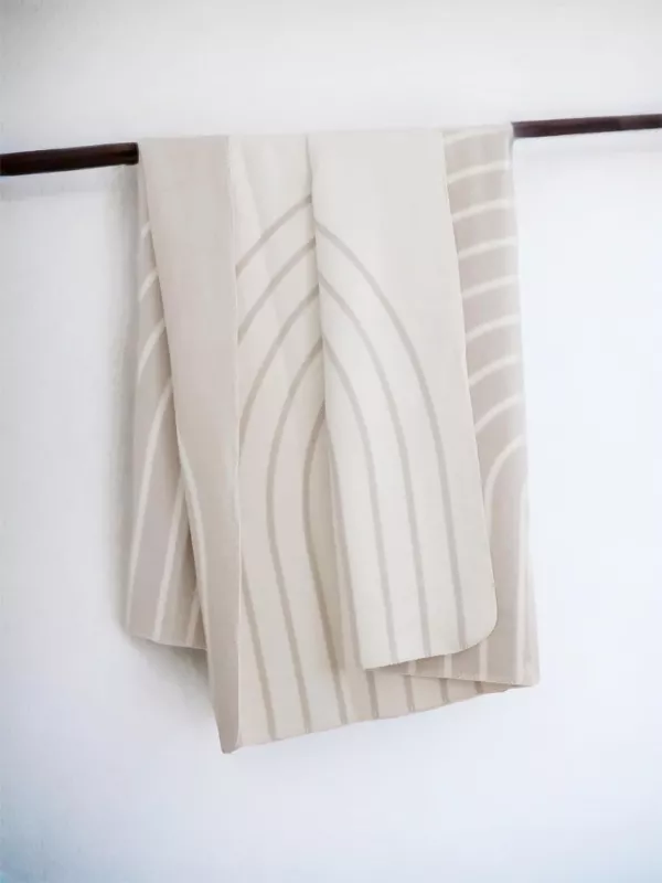 Deka RIEMA® 100% bio bavlna,150x200cm,varianty: - Béžová s duhou Deka RIEMA® 100% bio bavlna,150x200cm,varianty: - Béžová s duhou