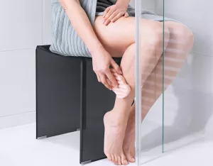 Koupelnová stolička NAVARIS- 100% akryl, varianty: