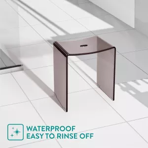 Koupelnová stolička NAVARIS- 100% akryl, varianty: