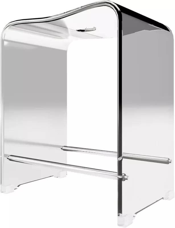 Koupelnová stolička SCHULTE - 100% akryl, varianty: