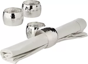 Kroužky na ubrousky EDZARD,ušlechtilá postříbřená ocel,varianty