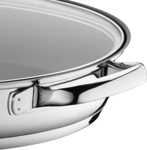 Pánev WMF, oválná pánev se skleněnou poklicí,na ryby, 38 x 26 cm