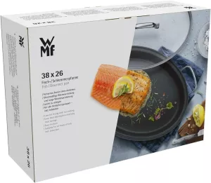 Pánev WMF, oválná pánev se skleněnou poklicí,na ryby, 38 x 26 cm