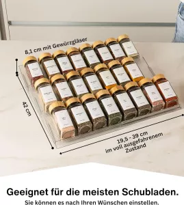 Sada 24 kořenek Deco haus® + organizér do zásuvky Sada 24 kořenek Deco haus® + organizér do zásuvky