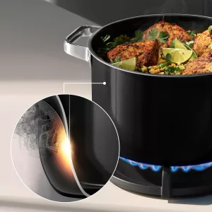 Sada hrnců WMF FUSIONTEC Mineral Pro 4 ks černá