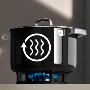 Sada hrnců WMF FUSIONTEC Mineral Pro 4 ks černá