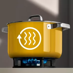 Sada hrnců WMF FUSIONTEC Mineral Pro 4 ks žlutá