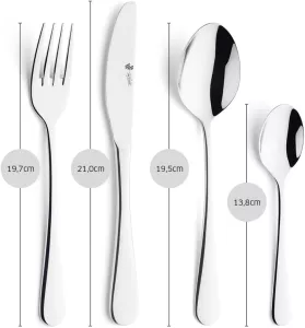 Sada luxusních příborů PAUL WIRTHS - RHODOS 82 , 24ks/30ks