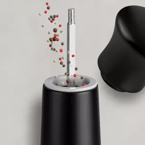 Sada mlýnků na sůl a pepř Black Sweden Home, černý a bílý