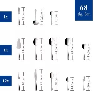 Sada příborů Villeroy & Boch Oscar 68 ks