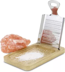 Slánka ROMINOX- krystal himálajské soli, struhadlo, podstavec