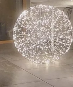 Venkovní led dekorace vánoční koule 58cm,960 LEDs