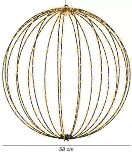 Venkovní led dekorace Lumineo vánoční koule Ø 58cm,960 LEDs Venkovní led dekorace Lumineo vánoční koule Ø 58cm,960 LEDs