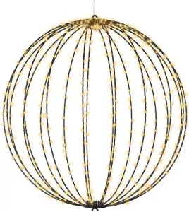 Venkovní led dekorace vánoční koule 58cm,960 LEDs