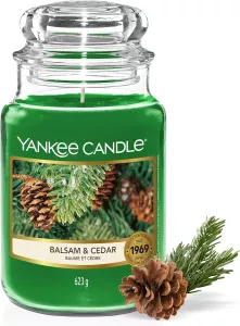 Vonná svíčka Yankee Candle Balsam & Cedar 623 g