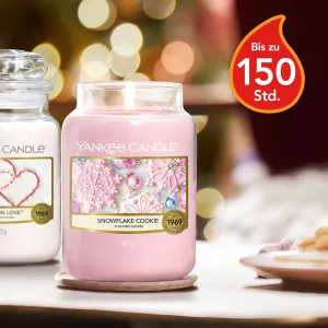Vonná svíčka Yankee Candle Snowflake Cookie 623 g