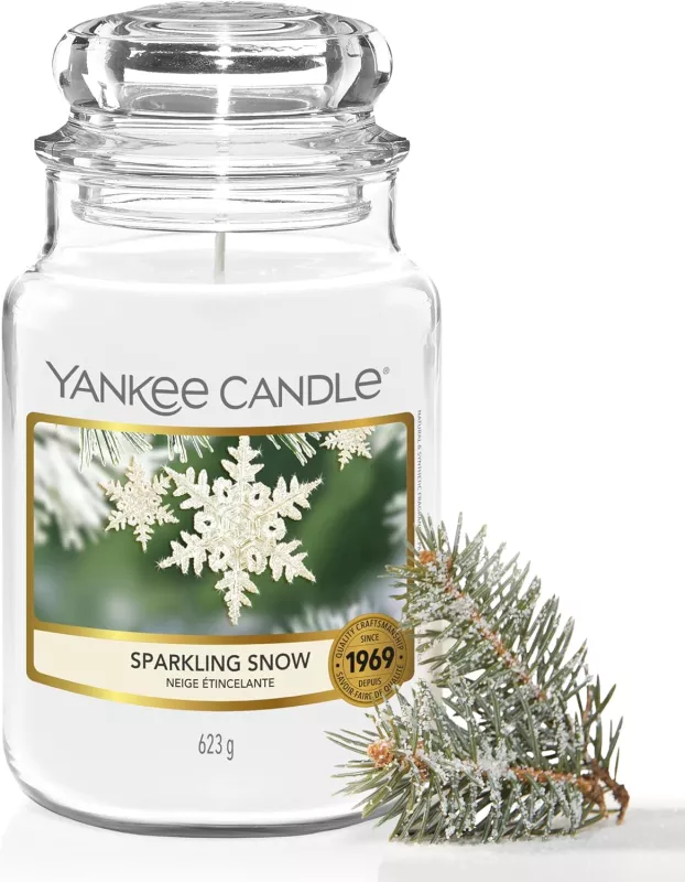 Vonná svíčka Yankee Candle Sparkling Snow 623 g