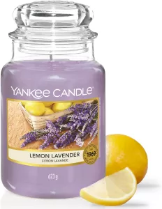 Vonná svíčka Yankee Candle Yankee Lemon Lavender 623 g