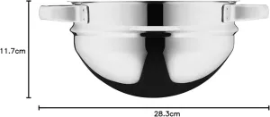 WMF Compact Cuisine stohovatelná mísa na vodní lázeň, varianty: