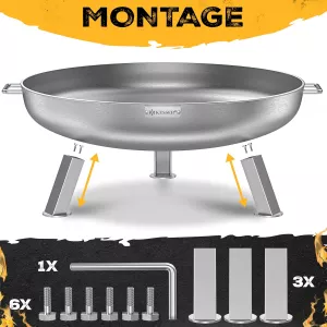 Zahradní ohniště KESSER® 70cm+pohrabáč