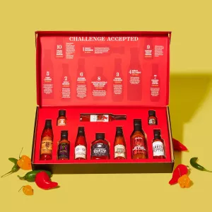 BBQ Dárková sada ke grilování Thoughtfully, sada ostrých omáček