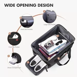 Dámská cestovní taška Lekesky, černá, varianty: