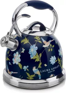 Konvice na vaření vody s píšťalkou 2,5l Laura Ashley Marine, na indukci