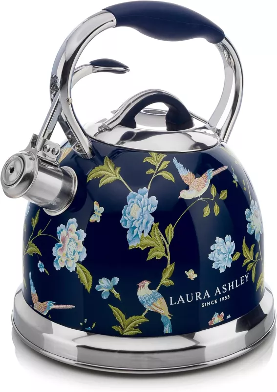 Konvice na vaření vody s píšťalkou 2,5l Laura Ashley Marine, na indukci VQ Laura Ashley