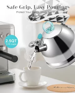 Konvice na vodu nerezová 2,5l Harriet, na indukci