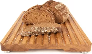 Kuchyňské prkénko na chleba, KHYL,  dubové, 34 x 24 x 2,2cm