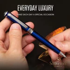 Luxusní kuličkové pero SCRIVEINER se zasouvacím mechanismem, varianty: