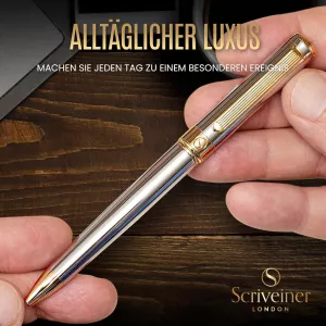 Luxusní kuličkové pero SCRIVEINER se zasouvacím mechanismem, varianty: