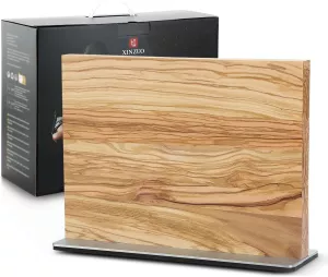 Magnetický držák na nože z olivového dřeva XINZUO