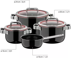 Sada hrnců WMF FUSIONTEC Functional 4 ks Sada hrnců WMF FUSIONTEC Functional 4 ks