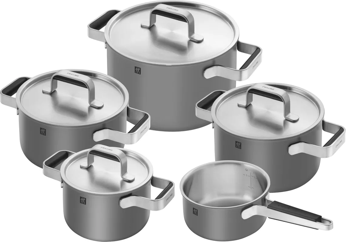 Sada nerezových hrnců ZWILLING PURE SET/5ks šedé