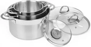 Sada 3 hrnců GRÄWE + servírovací pánev Ø 28 cm