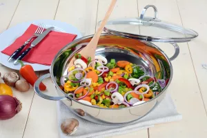 Sada 3 hrnců GRÄWE + servírovací pánev Ø 28 cm