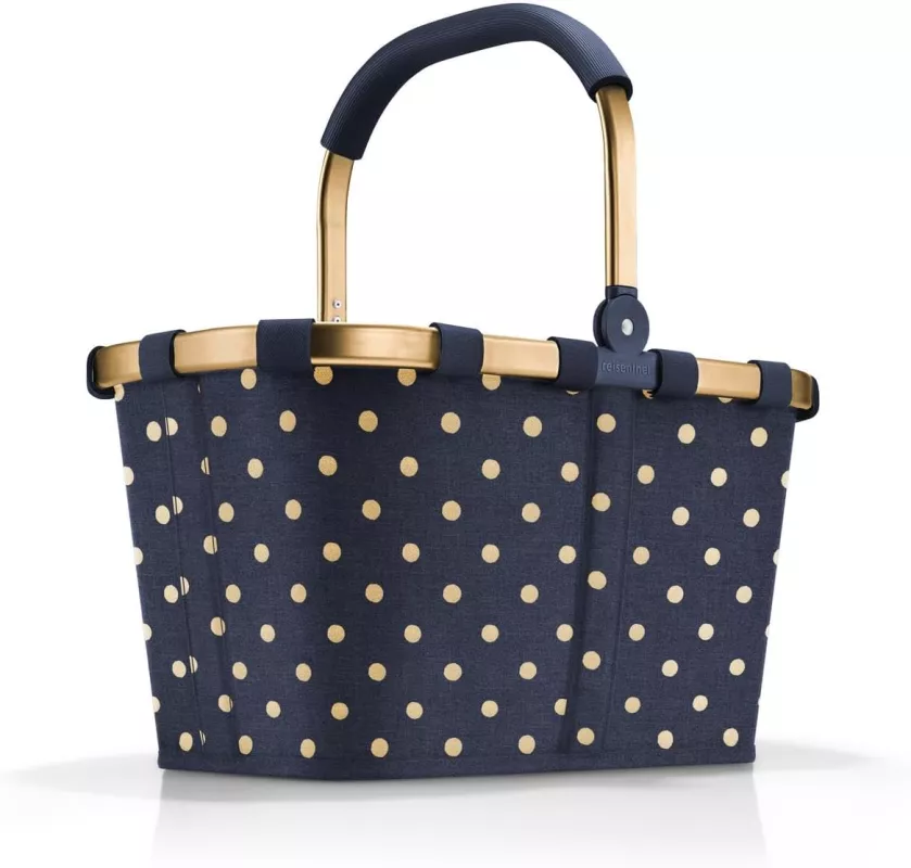 Skládací nákupní košík Reisenthel Carrybag,varianty: - Modrý puntík