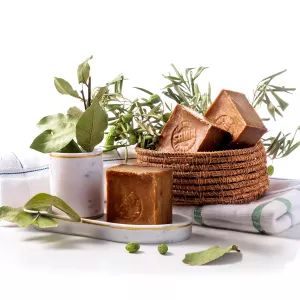 Syrské přírodní mýdlo ALEPPO 3ks á 200g, 100% olivový olej NATURA GERMANIA