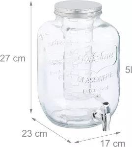 Dávkovač na nápoje Relaxdays, 5 l RELAXDAYS Dávkovač na nápoje Relaxdays, 5 l RELAXDAYS