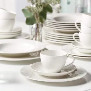Jídelní souprava VILLEROY & BOCH Basic White, bílá, 30dílná