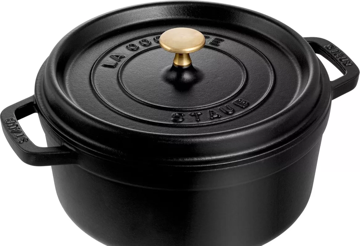Litinový hrnec s poklicí STAUB La Cocotte, 24 cm / 3,8 l, různé barvy: - Černá