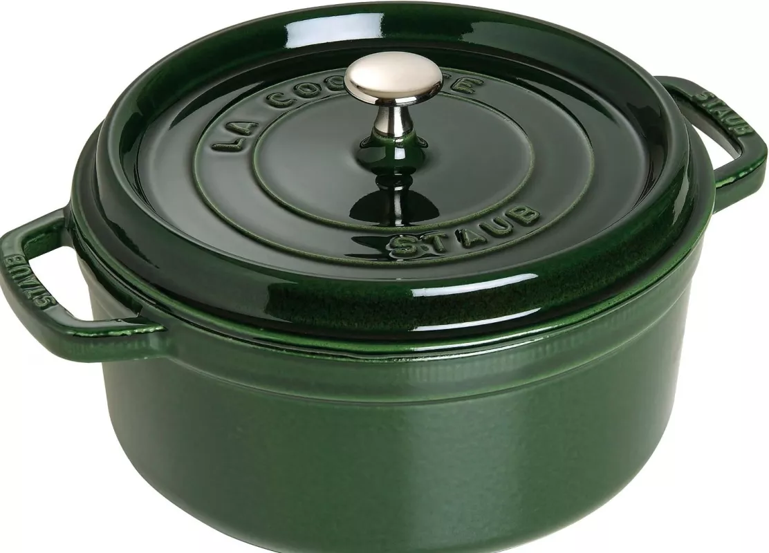 Litinový hrnec s poklicí STAUB La Cocotte, 24 cm / 3,8 l, různé barvy: - Bazalkově zelená