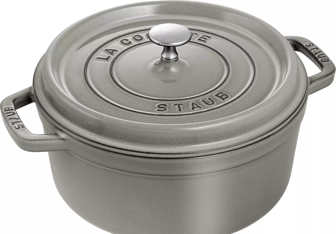 Litinový hrnec s poklicí STAUB La Cocotte, 24 cm / 3,8 l, různé barvy: - Grafitově šedá